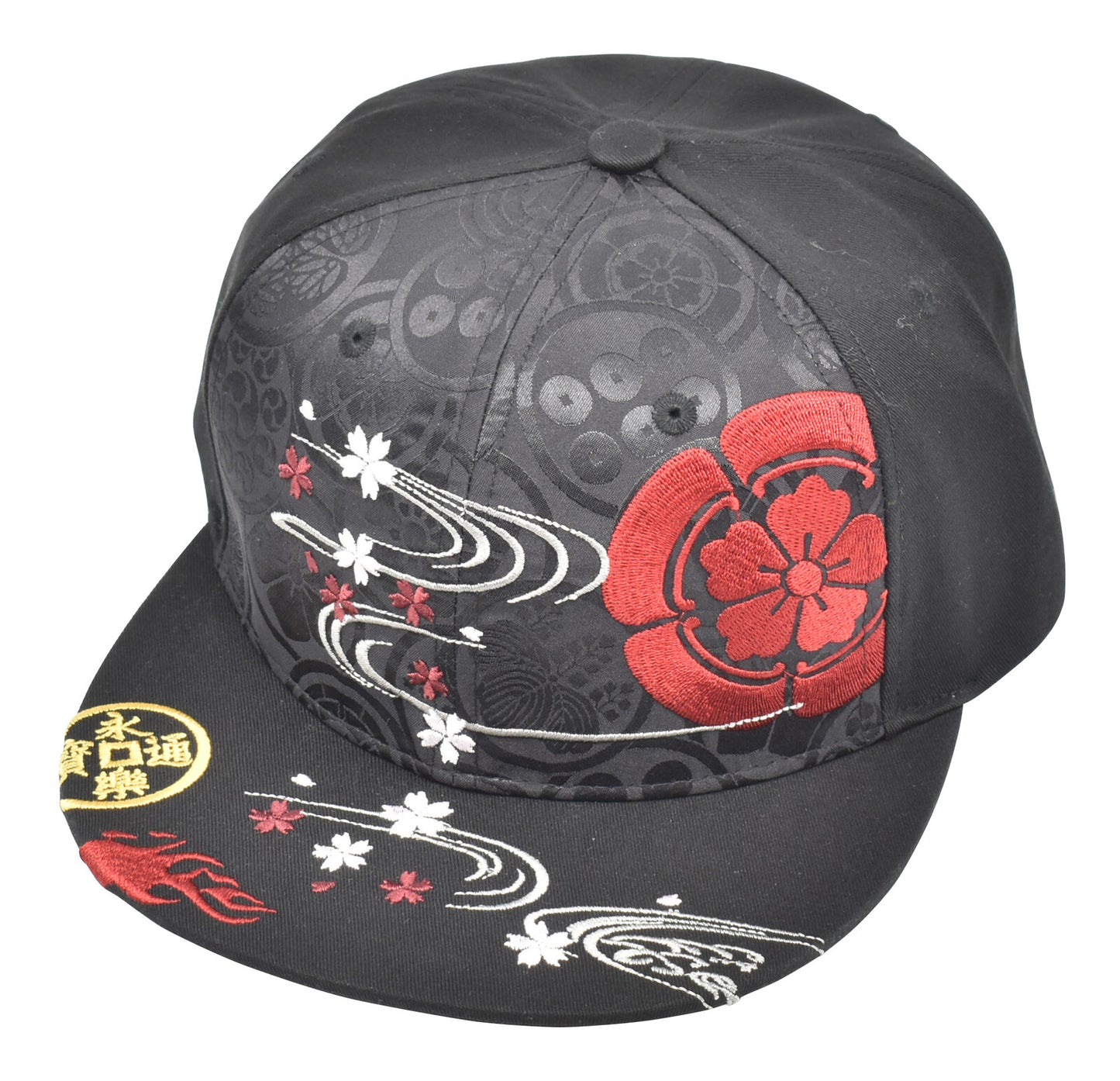 chez-rhox-geek-stop-baseball-cap-ripple-oda-Nobunaga-snapback-embroidered-black.jpg
