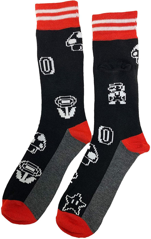 chez-rhox-geek-stop-socks-nintendo-super-mario-bros-8-bit-black-white-crew-2-pairs-set.jpg